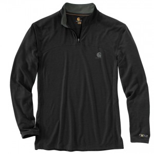 Carhartt 102051 - Force Extremes™ Quarter Zip Shirt - Black