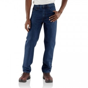 Carhartt FRB160 - Flame-Resistant Denim Relaxed Fit Jean - Denim