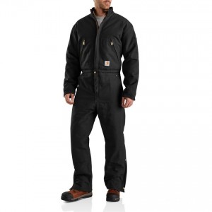 Carhartt 103459 - X01 Duck Coveralls - Quilt Lined - Black