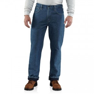 Carhartt 100160 - Flame-Resistant Lined Relaxed Fit Jean - Midstone