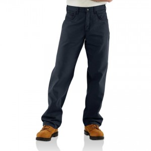 Carhartt FRB159 - Flame-Resistant Midweight Canvas Loose-Original Fit Pant - Dark Navy