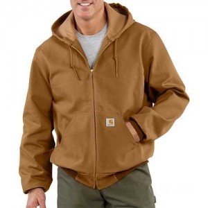 Carhartt J131 - Duck Active Jacket - Thermal Lined - Carhartt Brown