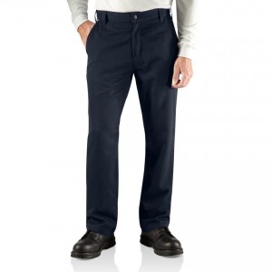 Carhartt 100172 - Flame-Resistant Relaxed Fit Pant - Dark Navy