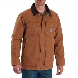 Carhartt 103283 - Full Swing® Traditional Coat - Quilt Lined - Carhartt Brown