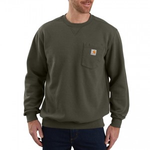 Carhartt 103852 - Crewneck Pocket Sweatshirt - Moss