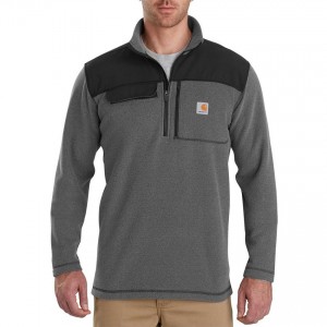 Carhartt 102836 - Fallon Half-Zip Sweater Fleece - Charcoal