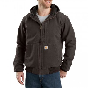 Carhartt 103371 - Full Swing® Armstrong Active Jacket - Fleece Lined - Dark Brown