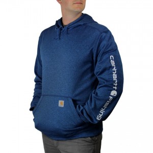 Carhartt 102873 - Force Extremes™ Fishing Graphic Hooded Sweatshirt - Huron Heather