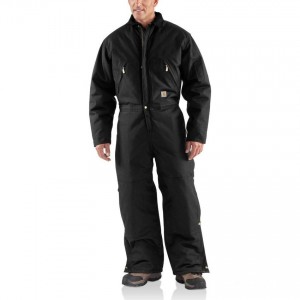 Carhartt X06 - Extremes® Zip Front Coverall - Quilt Lined - Black