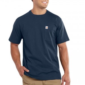 Carhartt 101125 - Maddock Short Sleeve Pocket T-Shirt - Navy