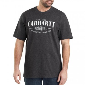 Carhartt 103558 - Workwear Original Graphic Short Sleeve T-Shirt - Carbon Heather