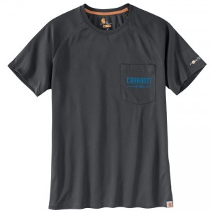 Carhartt 104082 - Force Birdseye Graphic Short Sleeve T-Shirt - Shadow