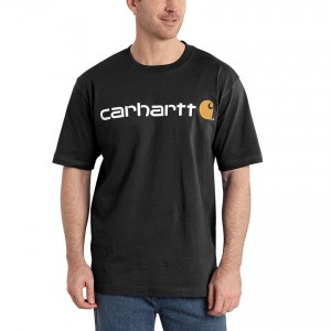 Carhartt K195 - Short Sleeve Logo T-Shirt - Black
