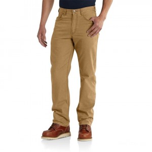 Carhartt 102517 - Rugged Flex® Rigby Five Pocket Relaxed Fit Pant - Hickory