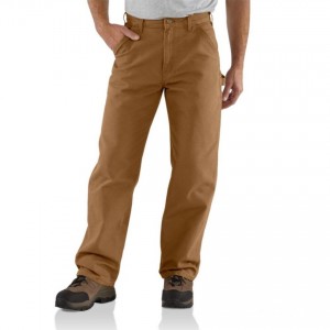 Carhartt B11 - Washed Duck Work Loose Fit Pant - Carhartt Brown