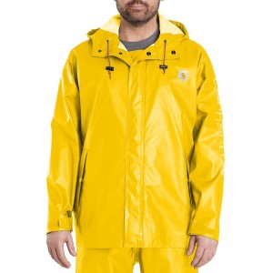 Carhartt 103509 - Lightweight Waterproof Rainstorm Jacket - Yellow
