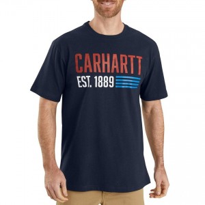 Carhartt 104185 - Made Graphic T-Shirt - Navy