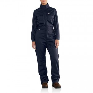 Carhartt 102450 - Women's Flame Resistant Rugged Flex® Coverall - Dark Navy