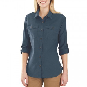 Carhartt 103600 - Women's Rugged Flex® Bozeman Shirt - Twilight