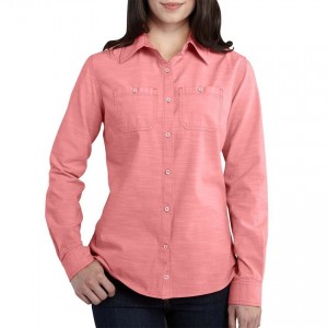 Carhartt 102073 - Women's Milam Shirt - Burnt Coral