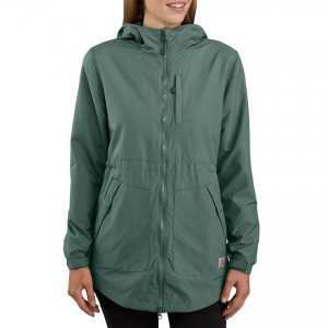 Carhartt 104221 - Women's Rain Defender® Coat - Musk Green