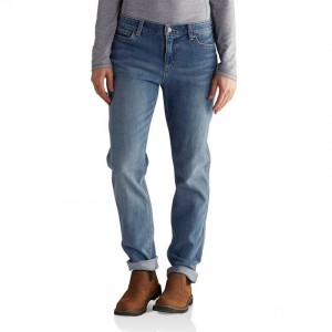 Carhartt 102732 - Women's Tomboy Fit Benson Jeans - Stonewash