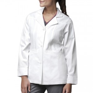 Carhartt C72103 - Women's Short Fashion Lab Coat - White