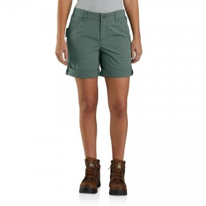 Carhartt 104213 - Women's Rugged Flex® Ripstop Five-Pocket Short - Musk Green
