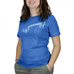 Carhartt WK042 - Women's Graphic T-Shirt - Pacific Blue
