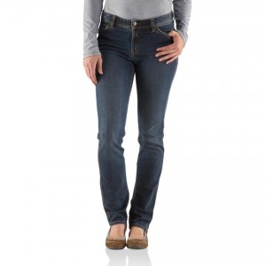 Carhartt 100653 - Women's Nyona Slim Fit Jean - True Blue Indigo