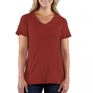 Carhartt 100336 - Women's Calumet V-Neck T-Shirt - Wild Rose Heather