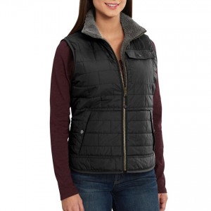 Carhartt 102750 - Women's Amoret Vest - Sherpa Lined - Black