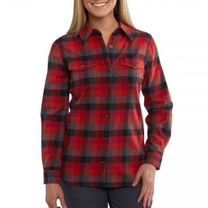 Carhartt 102779 - Women's Rugged Flex® Hamilton Shirt - Chili