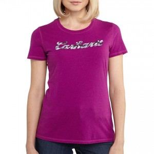 Carhartt 101593 - Women's Script Logo T-Shirt - Magenta Heather
