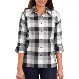 Carhartt 103085 - Women's Fairview Plaid Shirt - Asphalt