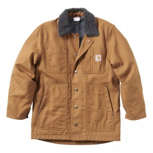 Carhartt CP8539 - Full Swing Chore Coat Fleece Lined - Boys - Carhartt Brown