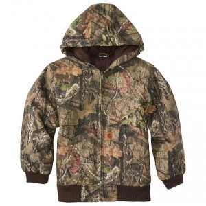Carhartt CP8529 - Camo Active Jac Quilt Flannel Lined - Boys - Mossy Oak
