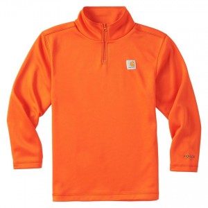 Carhartt CA8848 - Force® Quarter Zip Sweatshirt - Orange