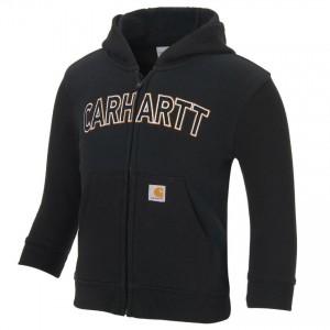 Carhartt CP8510 - Logo Fleece Zip Sweatshirt - Boys - Black