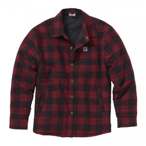 Carhartt CP8537 - Lined Flannel Shirt Jac - Boys - Rhubarb