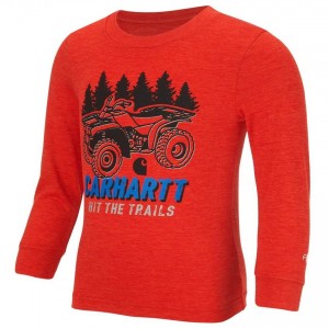 Carhartt CA8638 - Hit The Trails Force® Logo Tee - Boys - Red