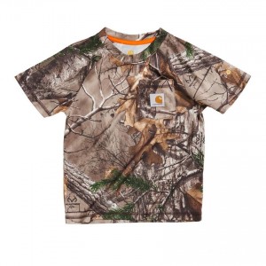 Carhartt CA8473 - Force® Camo Pocket T-Shirt - Boys - Realtree Xtra