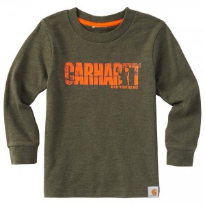 Carhartt CA8866 - Earn That Buck Tee - Boys - Olive Heather