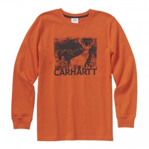 Carhartt CA6029 - Deer Silhouette Tee - Boys - Blaze Orange