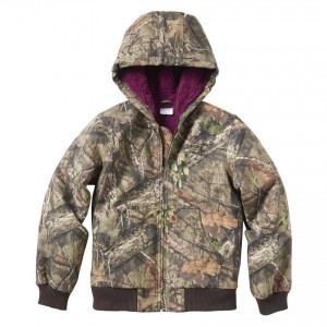 Carhartt CP9552 - Camo Active Jacket Flannel Quilt Lined - Girls - Mossy Oak