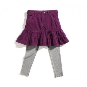 Carhartt CG9513 - Washed Pony Skirt and Tights Set - Girls - Dark Purple