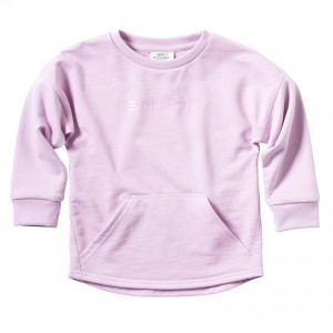 Carhartt CA9751 - French Terry Sweatshirt - Girls - Lavender Herb