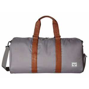 Herschel Supply Co. Novel Mid-Volume Grey/Tan Synthetic Leather [Sale]