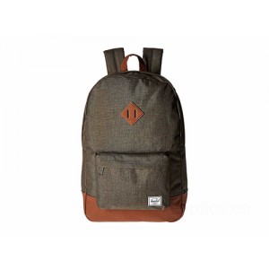 Herschel Supply Co. Heritage Canteen Crosshatch/Tan Synthetic Leather [Sale]