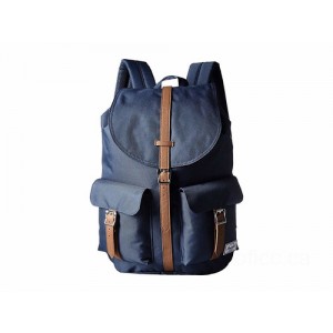Herschel Supply Co. Dawson Navy/Tan Synthetic Leather [Sale]